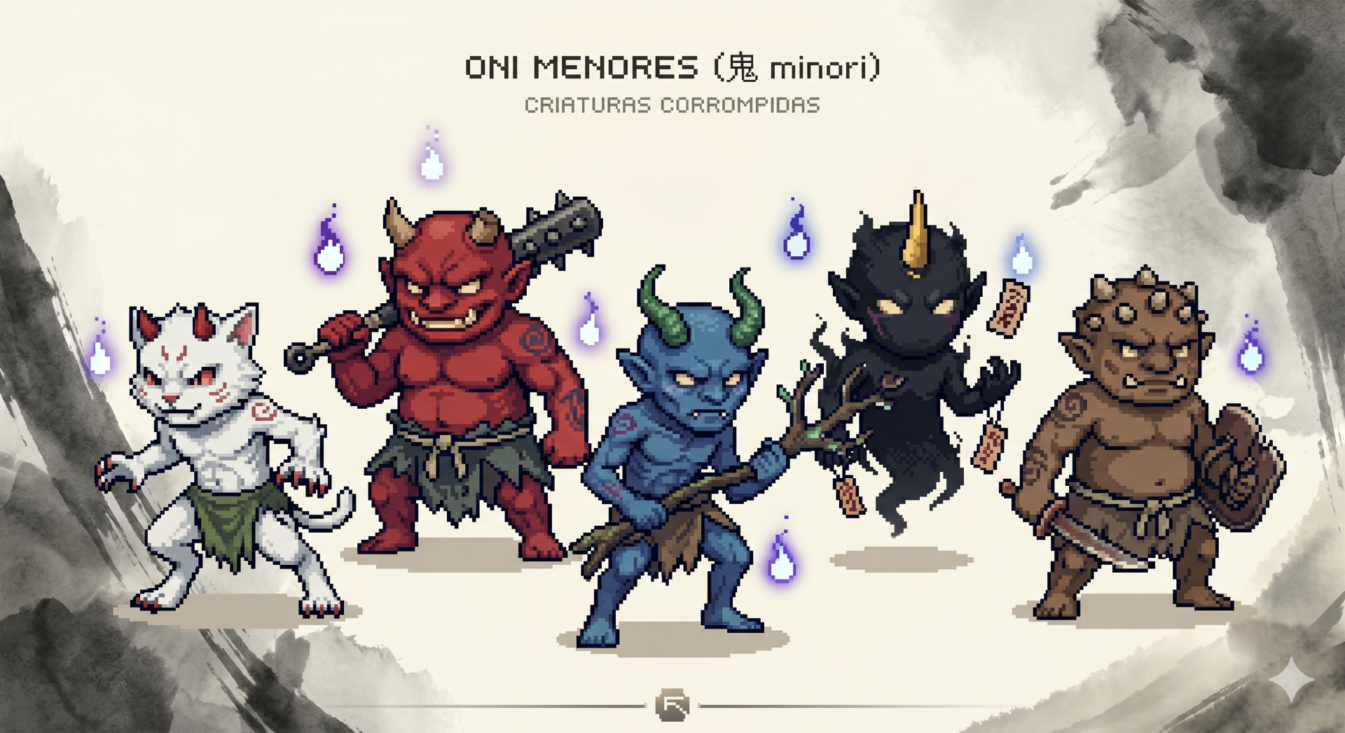 Oni menores — minor corrupted spirits